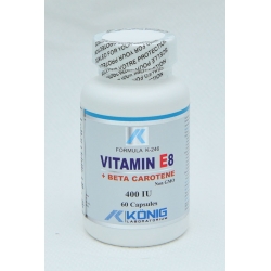 Vitamina E8 Forte 400UI Tocoferoli+Tocotrienoli+Beta carotene